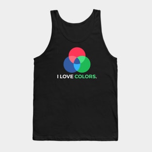 RGB Colors Graphic Designer Tank Top